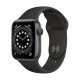 Apple Watch Series 6 44mm WiFi GPS Space Gray (Aluminum Case / Black Sport Band) Refurbished Grade A