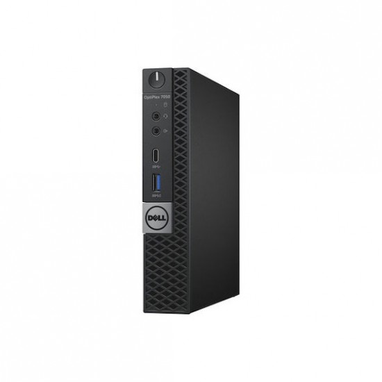 Dell Optiplex 7050 Micro WiFi (i5-7500T/16GB/256GB M.2 SSD/W11 Pro) Refurbished Grade A 