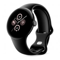 Google Pixel Watch 2 41mm WiFi + LTE eSim (Black Case / Obsidian Active Band) Open Box