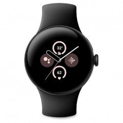 Google Pixel Watch 2 41mm WiFi + LTE eSim (Black Case / Obsidian Active Band) Open Box