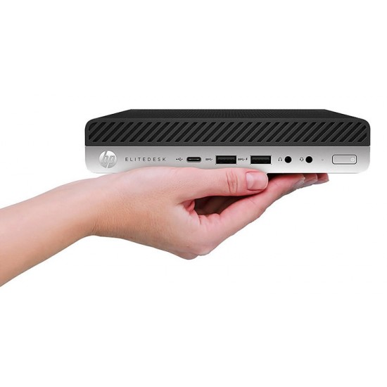 HP EliteDesk 800 G4 DM Mini WiFi (i5-8500T/16GB/240GB SSD/W11 Pro) Refurbished Grade A 